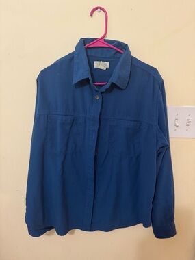 St. John's Bay Navy Button Shirt